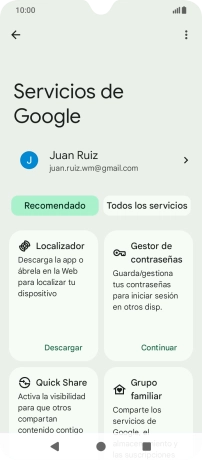 Pulsa Todos los servicios. Pulsa Todos los servicios.