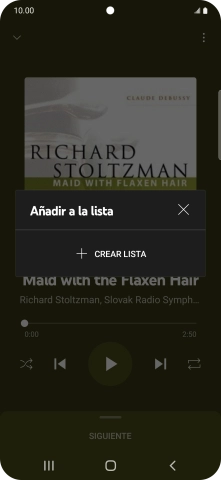 Pulsa CREAR LISTA. Pulsa CREAR LISTA.