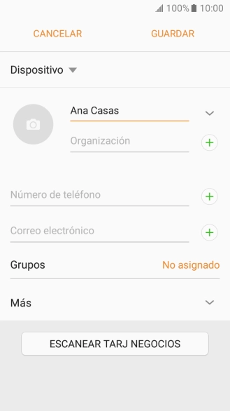 Pulsa Número de teléfono e introduce el número de teléfono deseado. Pulsa Número de teléfono e introduce el número de teléfono deseado.