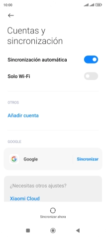 Pulsa la cuenta deseada. Pulsa la cuenta deseada.