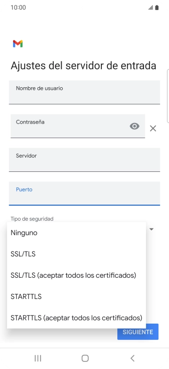Pulsa Ninguno.