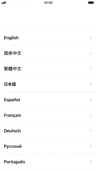 Pulsa el idioma deseado. Pulsa el idioma deseado.
