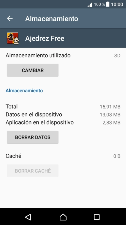 Pulsa la tecla de inicio para terminar y regresar a la pantalla de inicio.