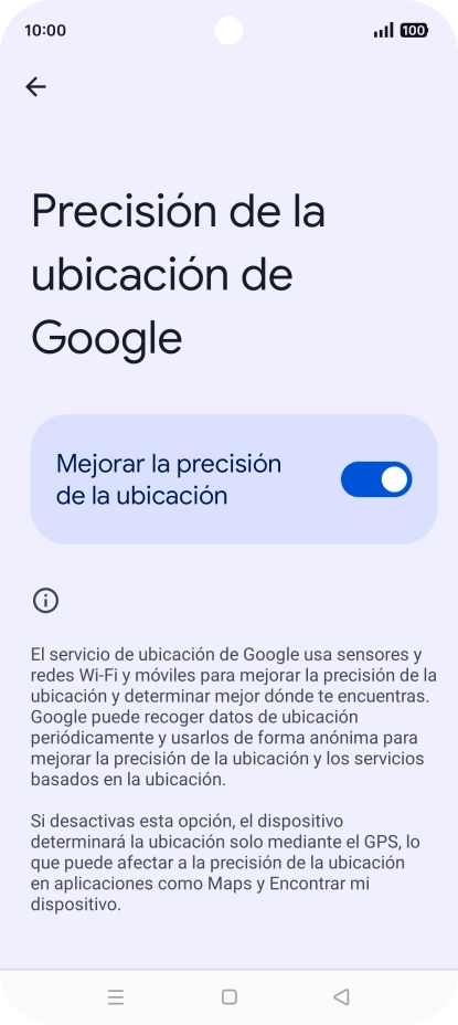 Si pulsas el indicador junto a Si pulsas el indicador junto a