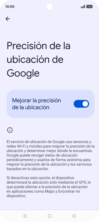 Si pulsas el indicador junto a Si pulsas el indicador junto a
