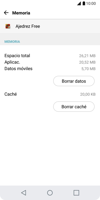Pulsa Borrar caché. Pulsa Borrar caché.