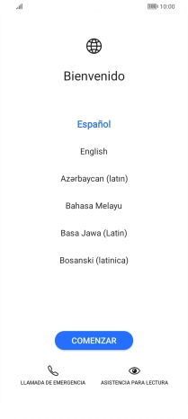 Pulsa el idioma deseado. Pulsa el idioma deseado.