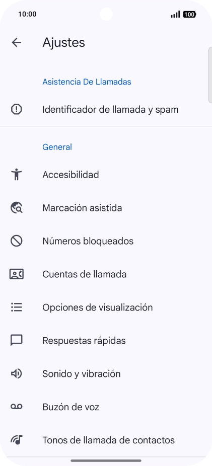 Pulsa Cuentas de llamada. Pulsa Cuentas de llamada.