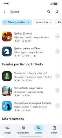 Pulsa la app deseada. Pulsa la app deseada.