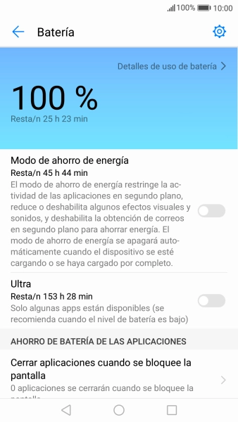 Pulsa el ajuste deseado.