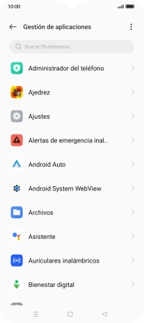 Pulsa la app deseada. Pulsa la app deseada.