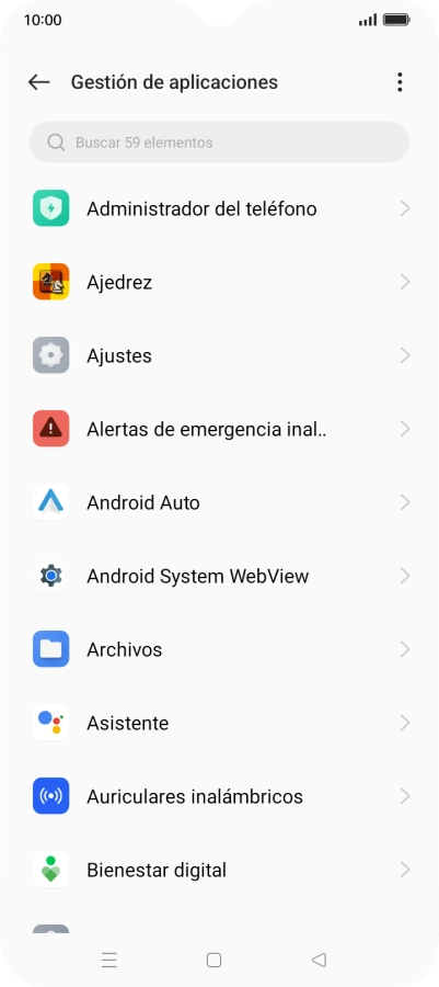 Pulsa la app deseada. Pulsa la app deseada.