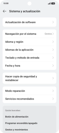 Pulsa Fecha y hora. Pulsa Fecha y hora.