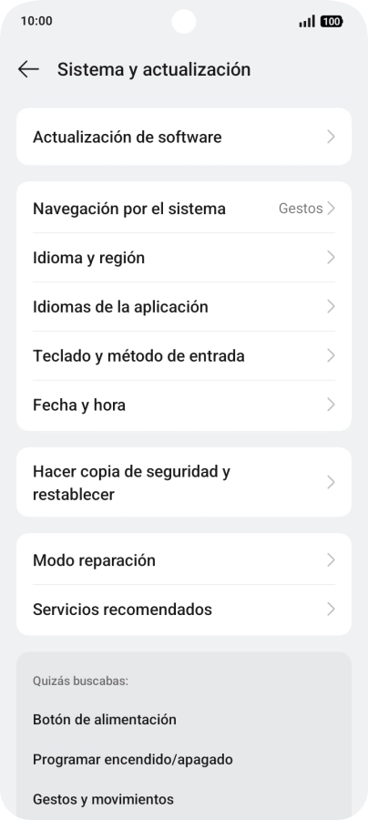 Pulsa Fecha y hora. Pulsa Fecha y hora.