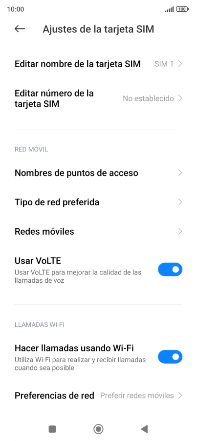 Pulsa Redes móviles. Pulsa Redes móviles.