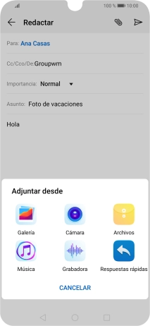 Pulsa Archivos y desplázate a la carpeta deseada. Pulsa Archivos y desplázate a la carpeta deseada.