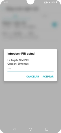 Introduce tu código PIN y pulsa ACEPTAR. Introduce tu código PIN y pulsa ACEPTAR.