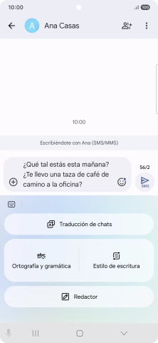 Para cambiar el estilo de escritura del texto, pulsa Estilo de escritura y sigue las indicaciones de la pantalla para utilizar la función. Para cambiar el estilo de escritura del texto, pulsa Estilo de escritura y sigue las indicaciones de la pantalla para utilizar la función.