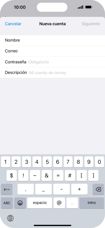 Pulsa Contraseña e introduce la contraseña de tu cuenta de correo electrónico. Pulsa Contraseña e introduce la contraseña de tu cuenta de correo electrónico.