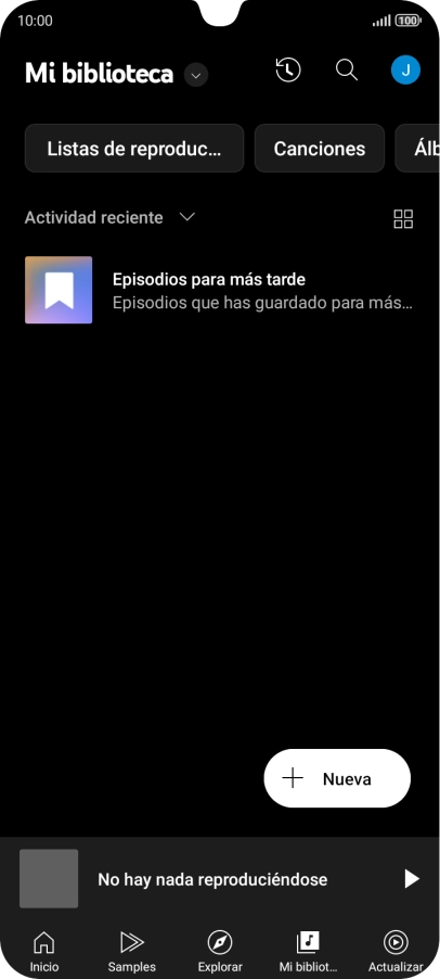 Pulsa la lista desplegable. Pulsa la lista desplegable.