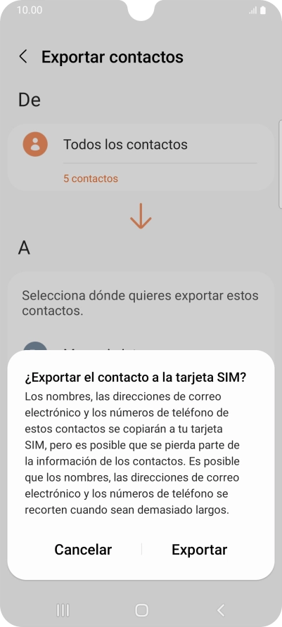 Pulsa Exportar. Pulsa Exportar.