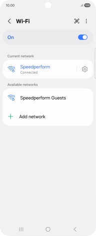 Press the Home key to return to the home screen.