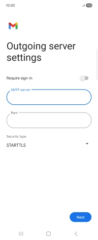 Press the field below 