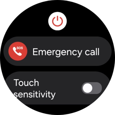 Press the power off icon.