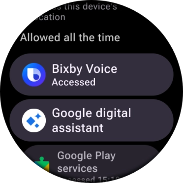 Press the required app.