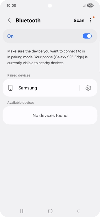 Press the Home key to return to the home screen.