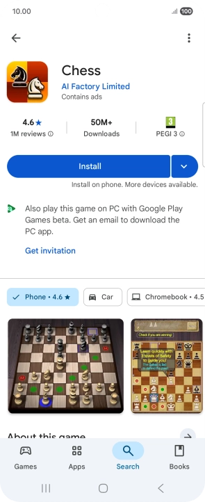 Press the Home key to return to the home screen.