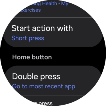 Press Start action with.
