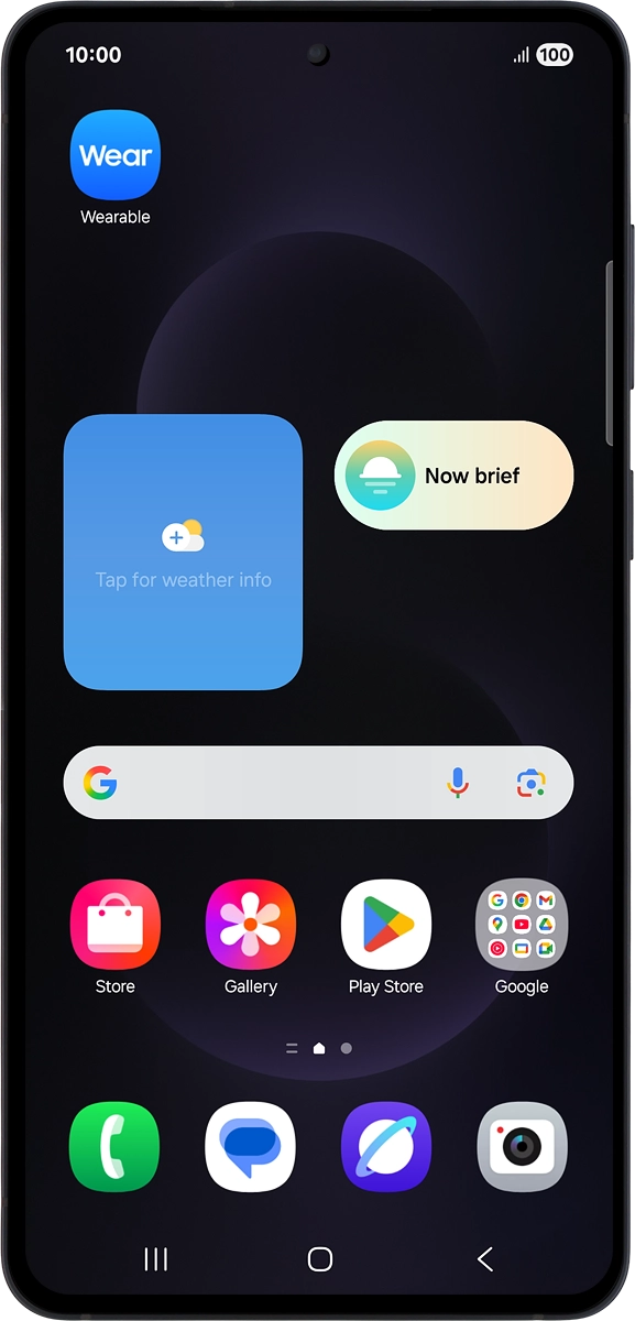 On your phone: Press Wearable.