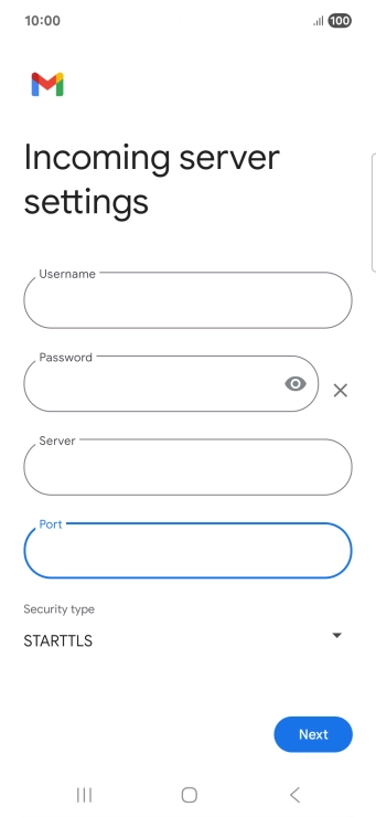 Press the drop down list below 