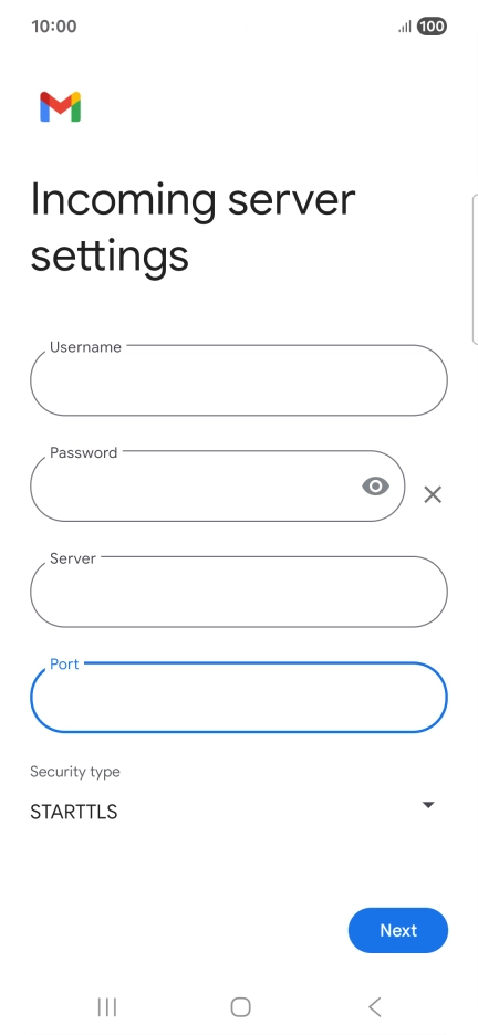 Press the drop down list below 