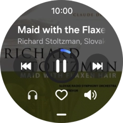 Press arrow right to go to the next audio file.