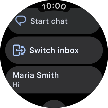 Press the required text message to read it.
