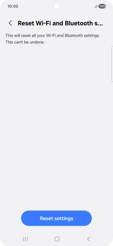 Press Reset settings.