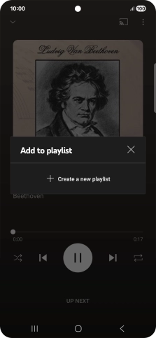 Press Create a new playlist.