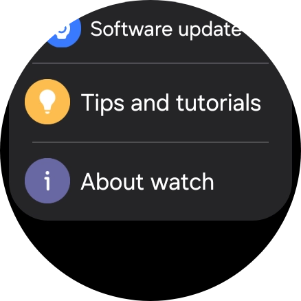 Press Software update.