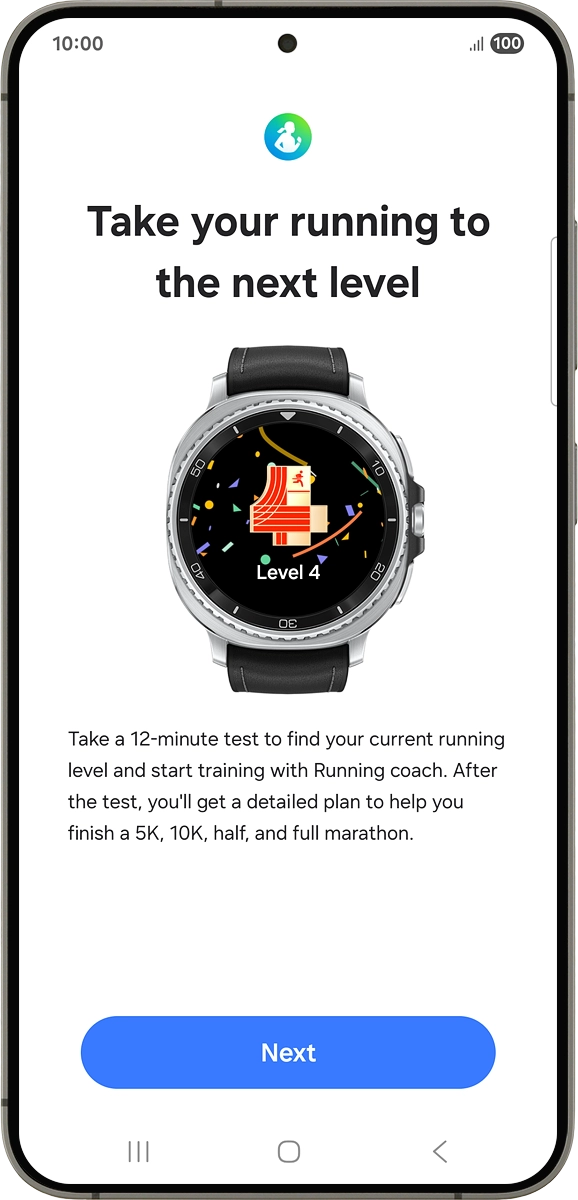 On your phone: Press Next.