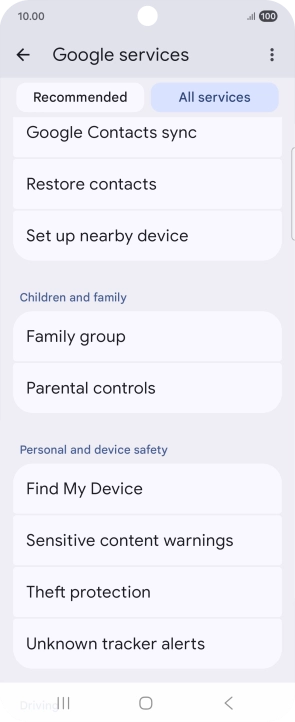 Press Find My Device.