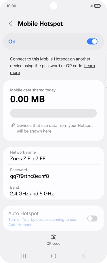 Press the Home key to return to the home screen.