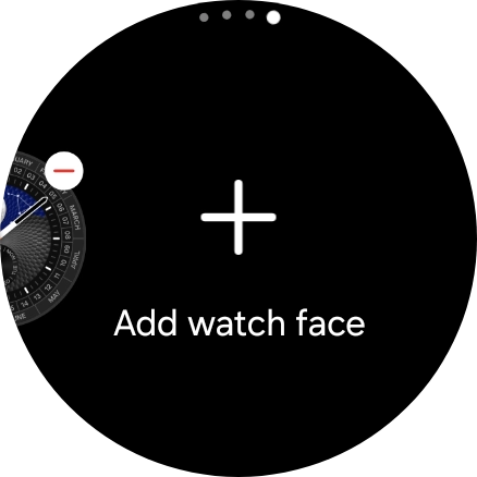 Press Add watch face.