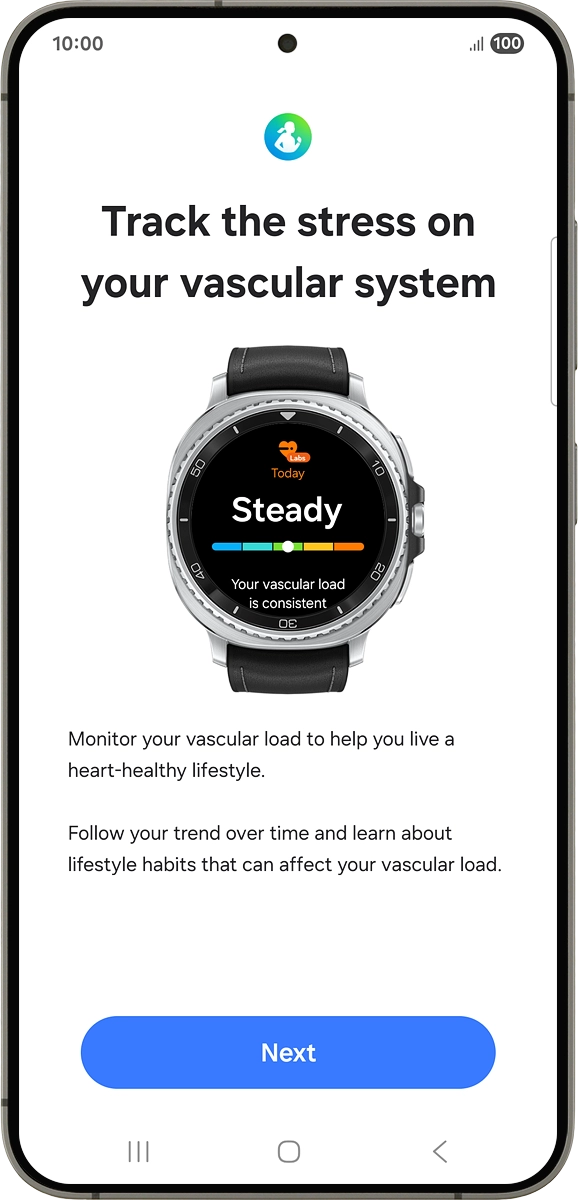 On your phone: Press Next.