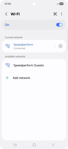 Press the Home key to return to the home screen.