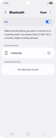 Press the Home key to return to the home screen.