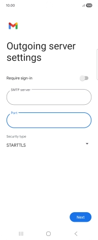 Press the drop down list below 