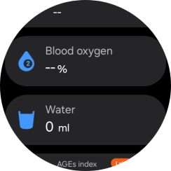 Press Blood oxygen.