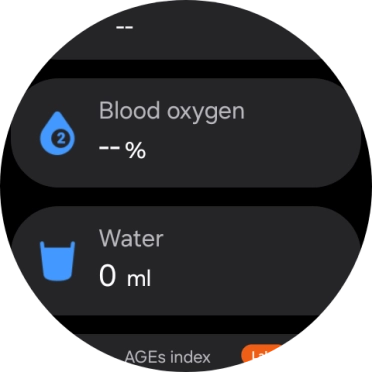 Press Blood oxygen.